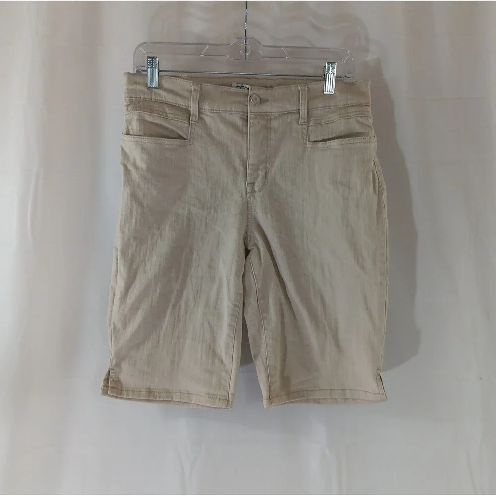 Code Bleu Denim Shorts Women's Size 6 Beige Long